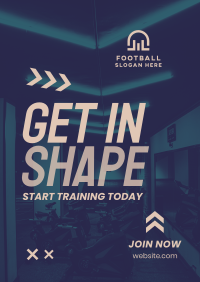 Fitness Coach Poster Design