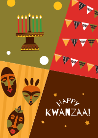 Abstract Kwanzaa Poster Image Preview