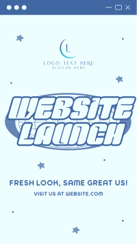 Y2K Website Launch Instagram Story Design