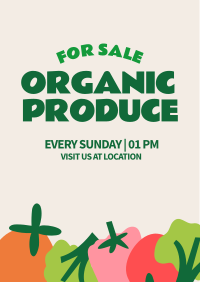 Organic Vegetables Flyer Design