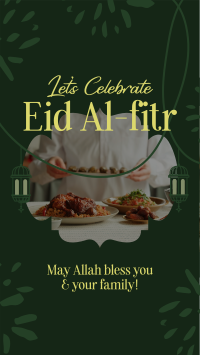 Eid Al Fitr Greeting Facebook story Image Preview