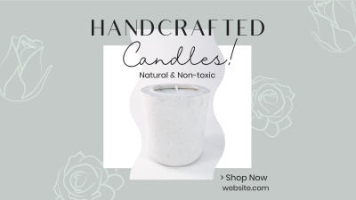 Handcrafted Candle Shop Facebook event cover Image Preview