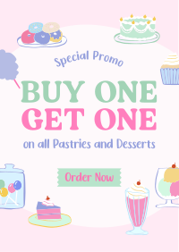 Dessert Day Specials Flyer Image Preview
