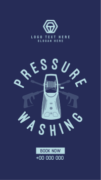 Pressure Washing Instagram Story Design