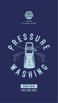 Pressure Washing Instagram story Image Preview