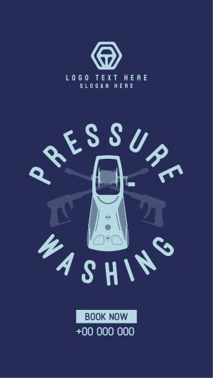 Pressure Washing Instagram story Image Preview