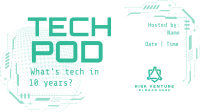 Technology Podcast Session Facebook event cover Image Preview