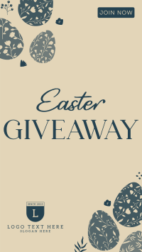 Easter Egg Giveaway Instagram Story Design