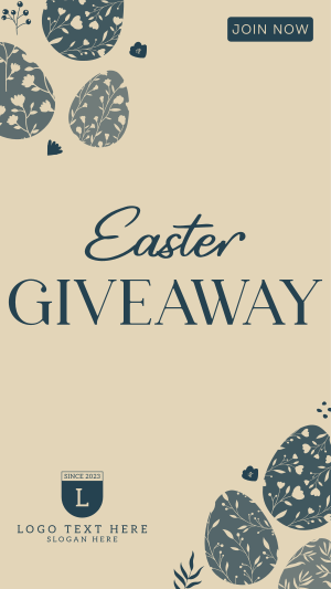 Easter Egg Giveaway Instagram story Image Preview