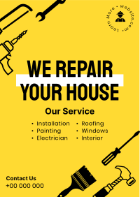 Your House Repair Flyer Design