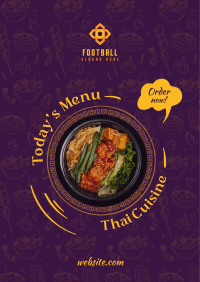 Thai Cuisine Flyer Design