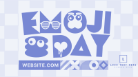 Emoji Day Greeting Facebook Event Cover Design