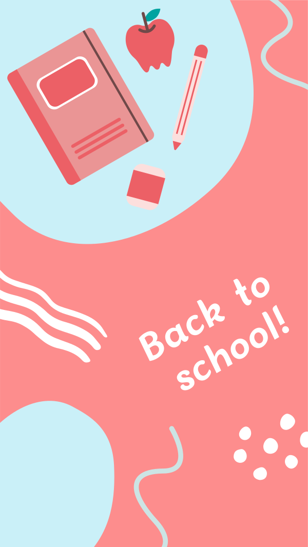Cute Back to School Instagram Story Design Image Preview