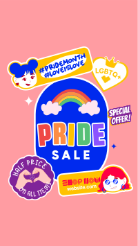 Proud Rainbow Sale Instagram reel Image Preview