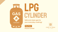 Gas Cylinder Facebook Event Cover Design