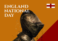 England National Day Postcard Image Preview
