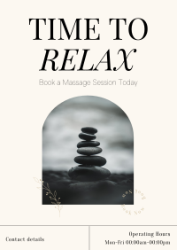Zen Book Now Massage Flyer Image Preview