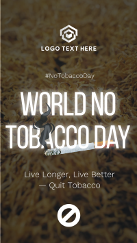 No Tobacco Day Instagram story Image Preview