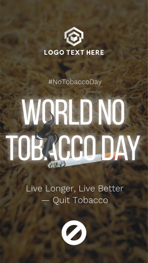 No Tobacco Day Instagram story Image Preview