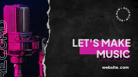 Pink Accent Music Facebook event cover Image Preview