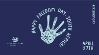 Freedom Day Hand Facebook event cover Image Preview