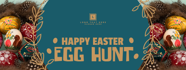 Egg Hunt Facebook Cover Design Image Preview