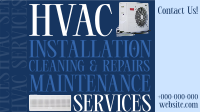 Editorial HVAC Service Facebook Event Cover Design
