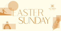 Modern Easter Holy Week Facebook Ad Image Preview