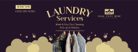 Dry Cleaning Service Facebook Cover Design