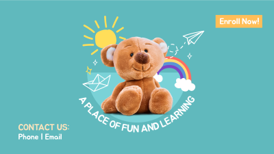 Daycare Center Teddy Bear Facebook event cover Image Preview