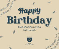 Elegant Birthday Facebook Post Design