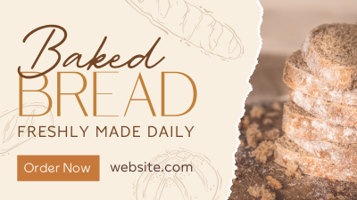 Baked Bread Bakery Facebook event cover Image Preview