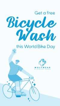 Bike Wash Instagram Story Design
