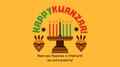 Kwanzaa Badge Facebook event cover Image Preview