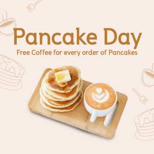 Pancake & Coffee Instagram post Image Preview