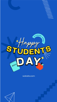 Happy Students Day TikTok video Image Preview