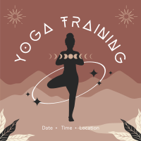 Let  Yoga Flow Instagram Post Design