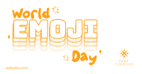 Emoji Day Lettering Facebook Ad Design