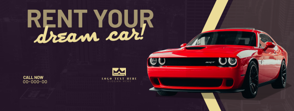 Dream Car Rental Facebook Cover Design Image Preview