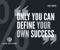 Your Own Success Facebook post Image Preview