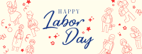 Labor Day  celebration Facebook cover Image Preview