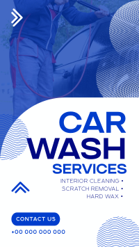 Minimal Car Wash Service Instagram Story Design