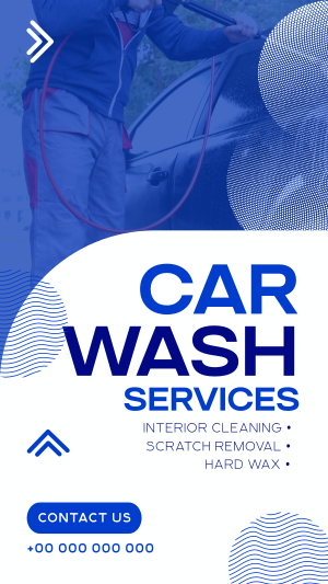 Minimal Car Wash Service Instagram story Image Preview