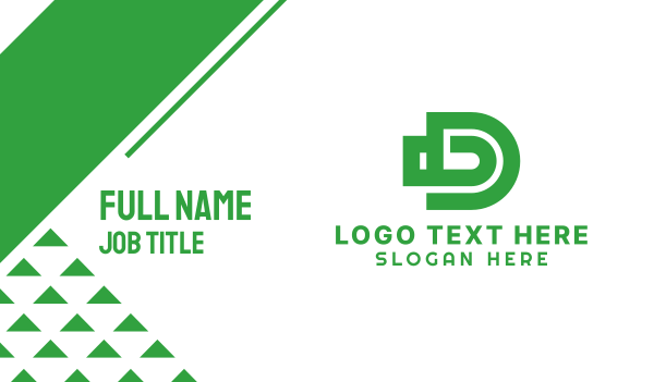 Green Bullet D Business Card Design Image Preview