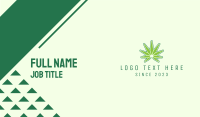 Modern Edgy Cannabis Business Card Image Preview