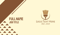 Tribal Broom Art Business Card Image Preview