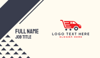 Automobile Shopping Cart Business Card Image Preview