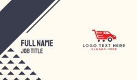 Automobile Shopping Cart Business Card Image Preview