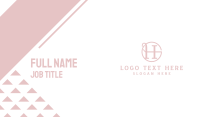 Pink Vogue HG Business Card Design