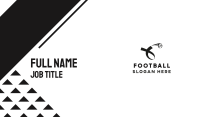 Soccer Football Ribbon Business Card Image Preview